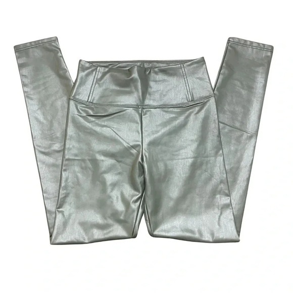 EUC Bagatelle Collection faux leather leggings. Dark green, size small. - Picture 1 of 6